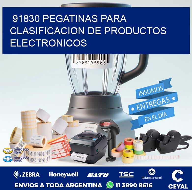 91830 PEGATINAS PARA CLASIFICACION DE PRODUCTOS ELECTRONICOS