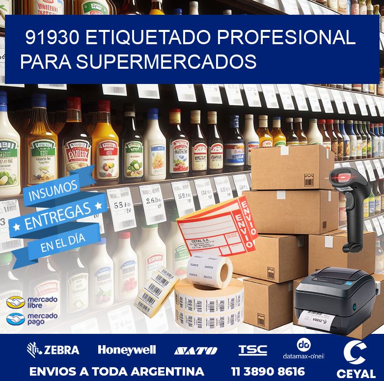 91930 ETIQUETADO PROFESIONAL PARA SUPERMERCADOS