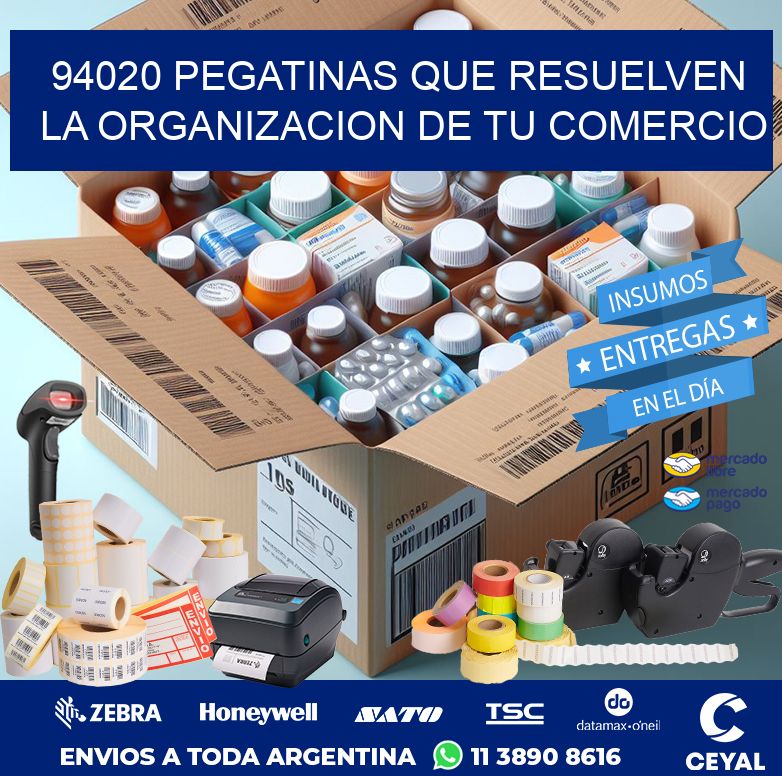 94020 PEGATINAS QUE RESUELVEN LA ORGANIZACION DE TU COMERCIO