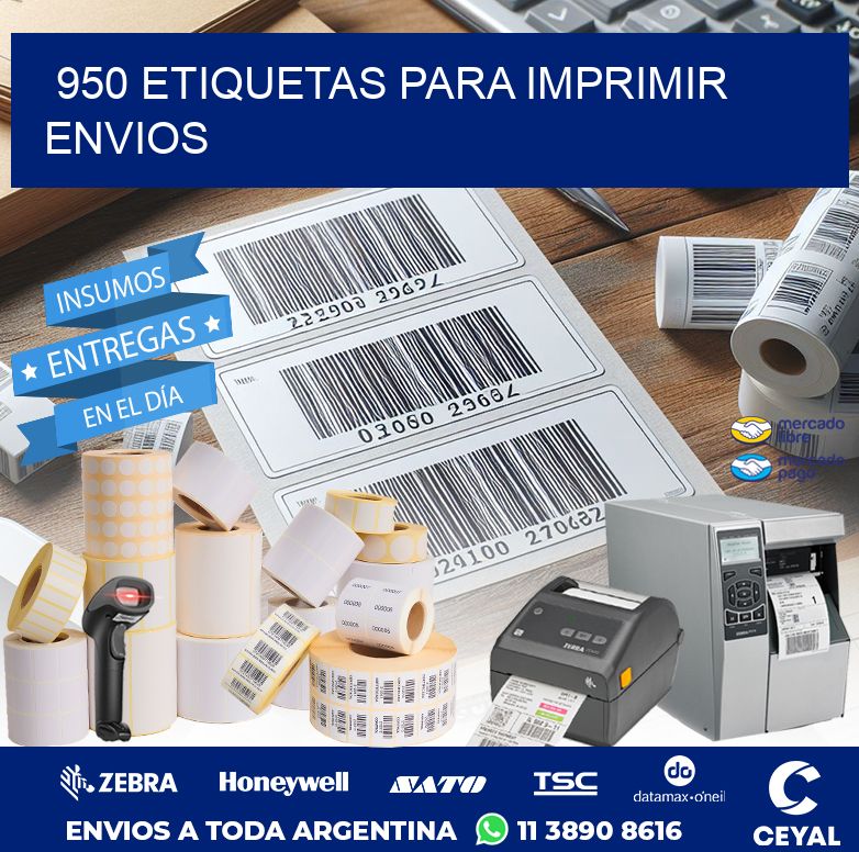 950 ETIQUETAS PARA IMPRIMIR ENVIOS