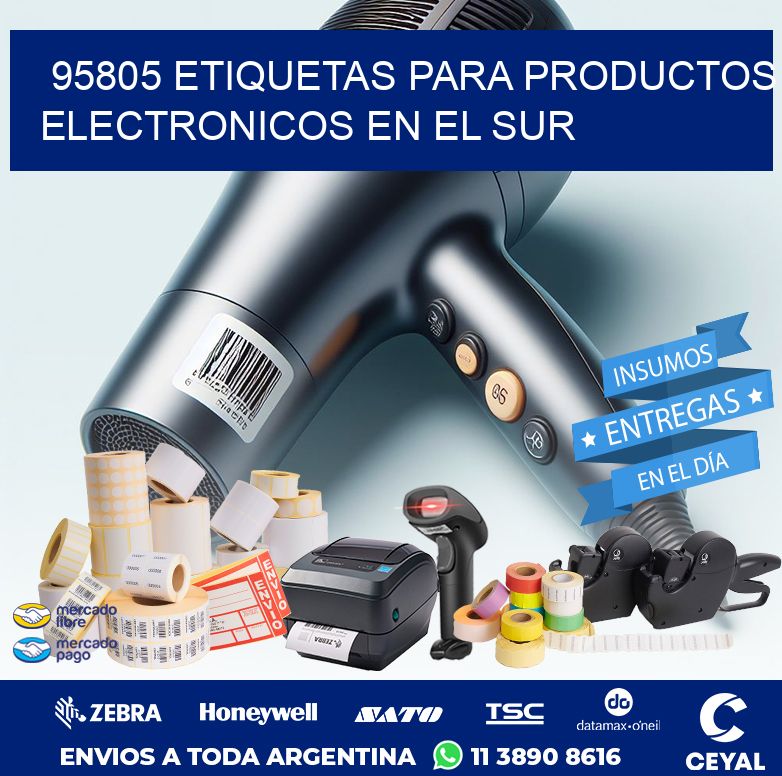 95805 ETIQUETAS PARA PRODUCTOS ELECTRONICOS EN EL SUR