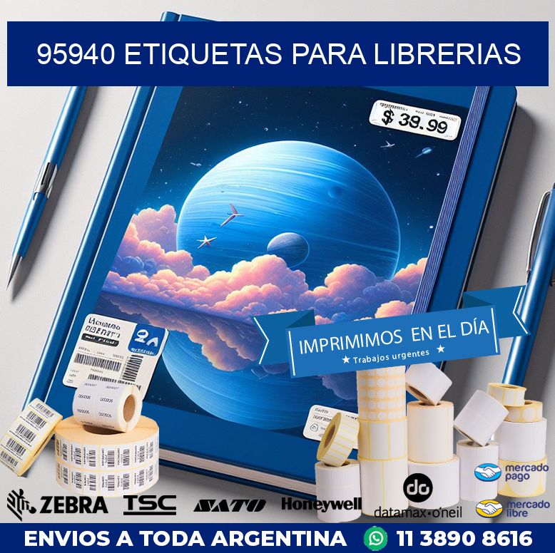 95940 ETIQUETAS PARA LIBRERIAS