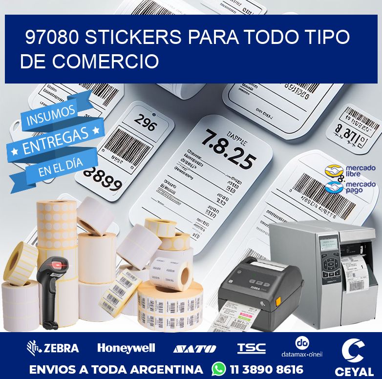 97080 STICKERS PARA TODO TIPO DE COMERCIO