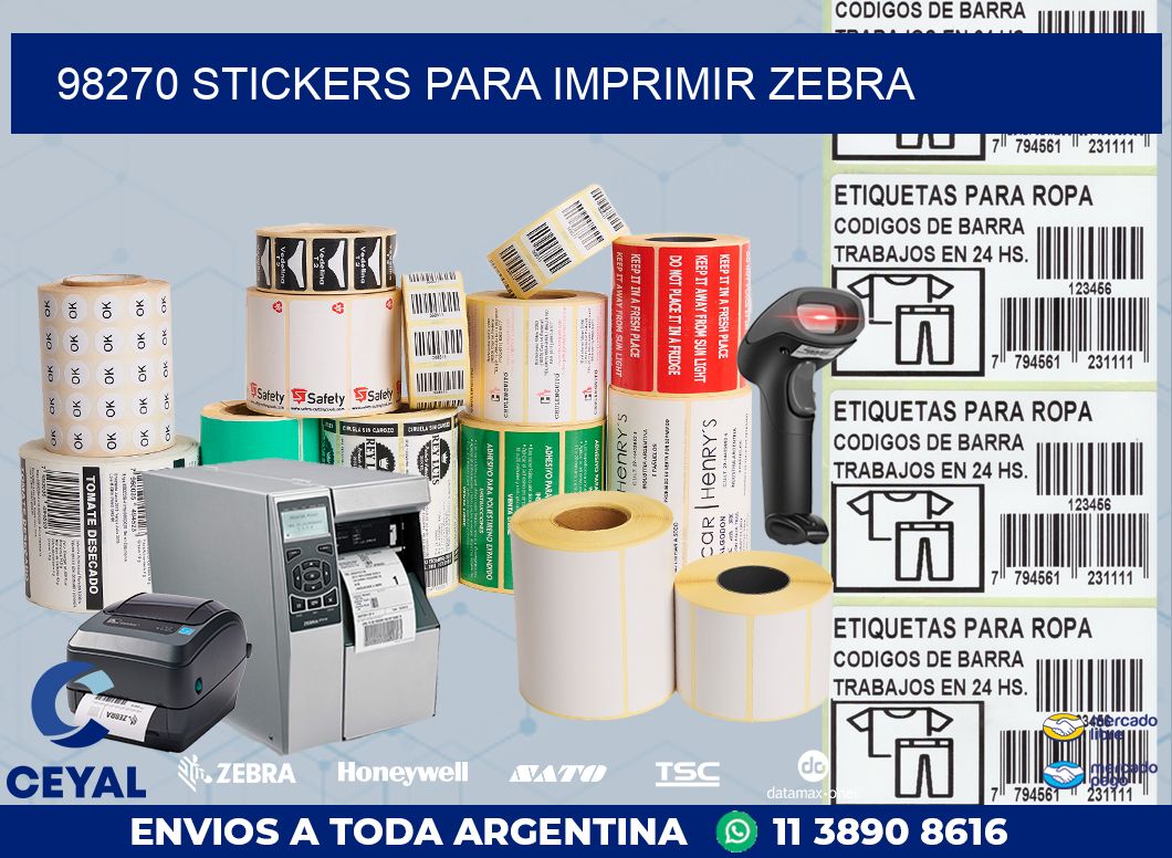 98270 STICKERS PARA IMPRIMIR ZEBRA