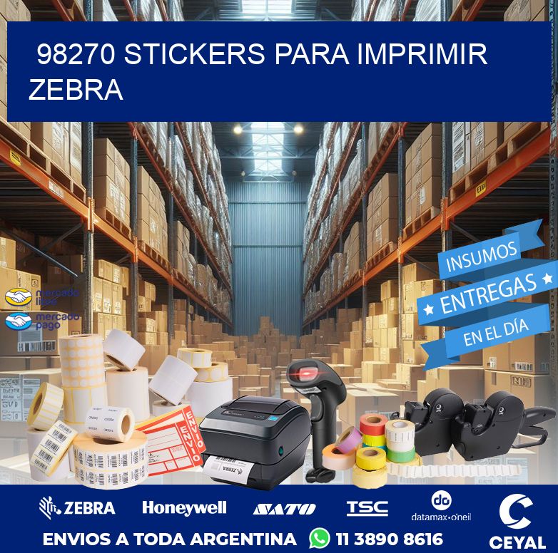 98270 STICKERS PARA IMPRIMIR ZEBRA