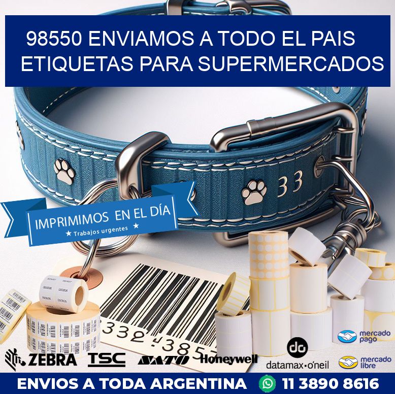 98550 ENVIAMOS A TODO EL PAIS ETIQUETAS PARA SUPERMERCADOS