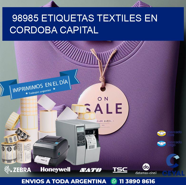 98985 ETIQUETAS TEXTILES EN CORDOBA CAPITAL