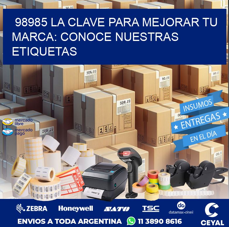 98985 LA CLAVE PARA MEJORAR TU MARCA: CONOCE NUESTRAS ETIQUETAS