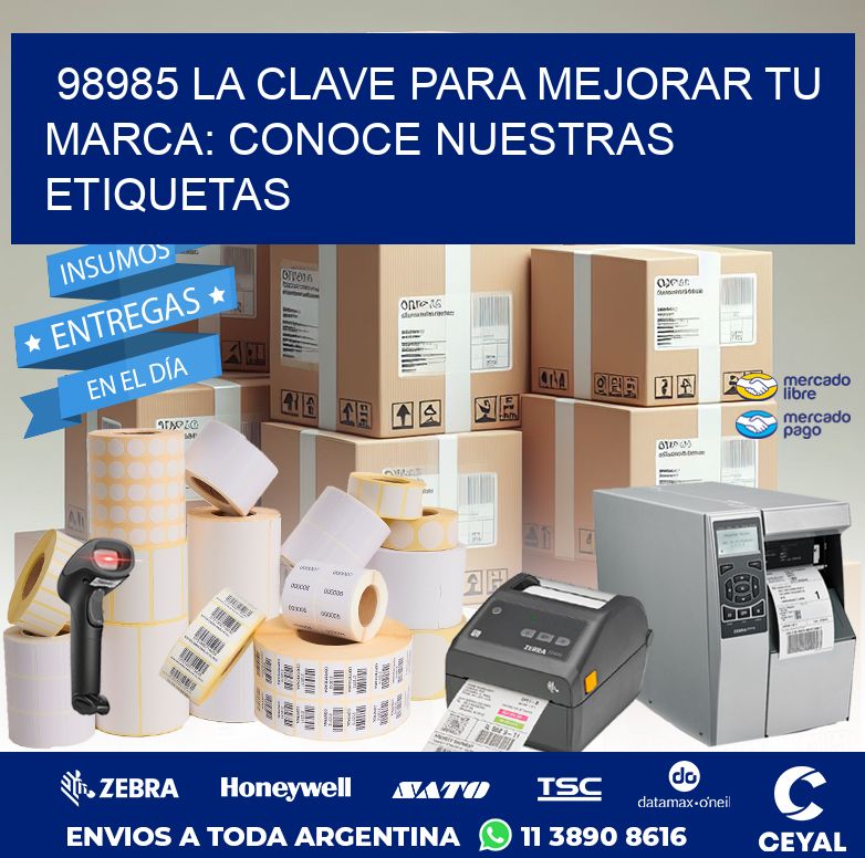 98985 LA CLAVE PARA MEJORAR TU MARCA: CONOCE NUESTRAS ETIQUETAS