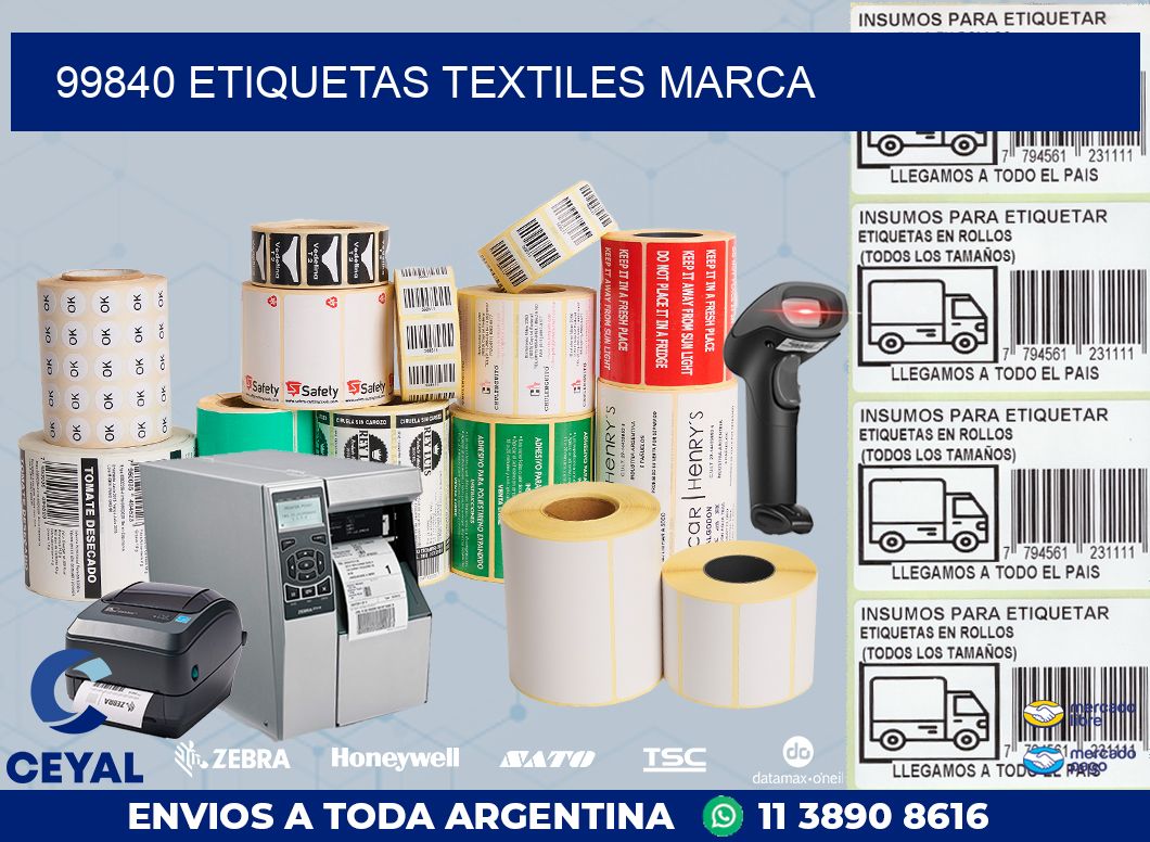 99840 ETIQUETAS TEXTILES MARCA