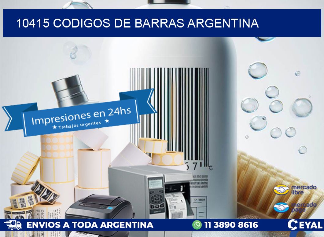 10415 CODIGOS DE BARRAS ARGENTINA