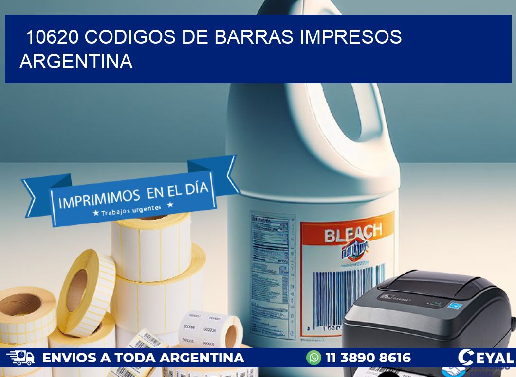 10620 codigos de barras impresos argentina