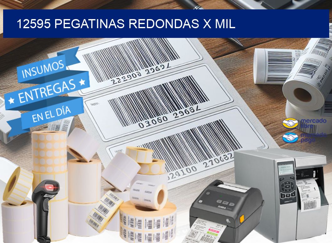12595 PEGATINAS REDONDAS X MIL