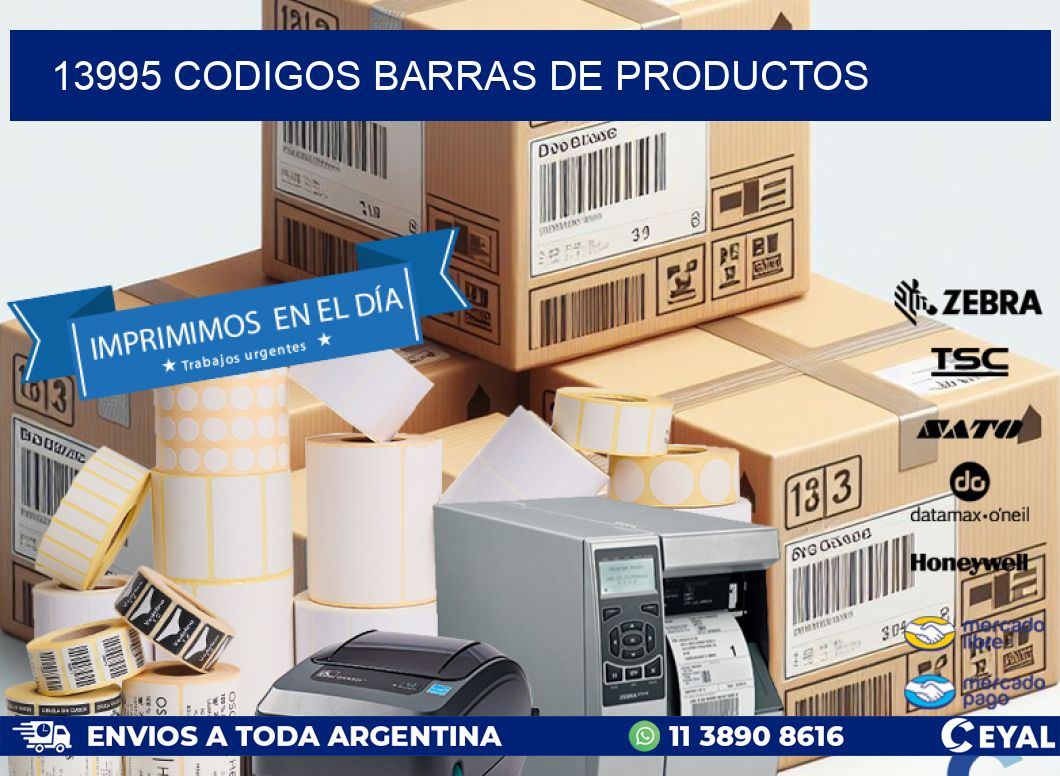 13995 CODIGOS BARRAS DE PRODUCTOS