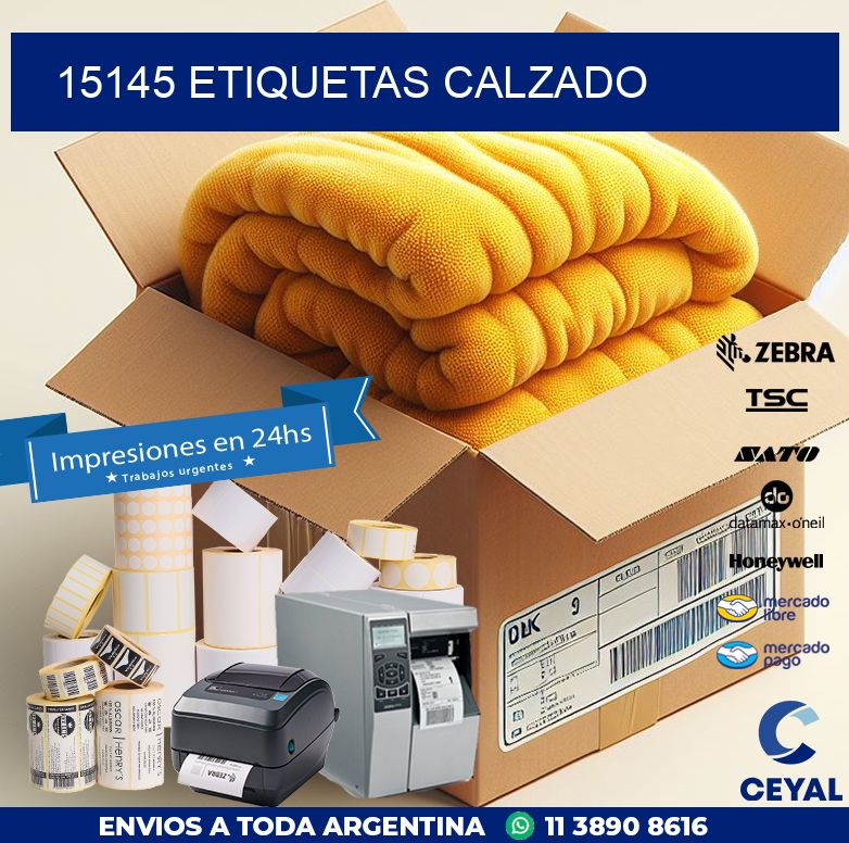 15145 ETIQUETAS CALZADO