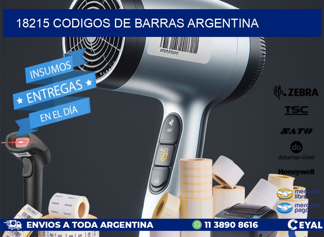 18215 CODIGOS DE BARRAS ARGENTINA