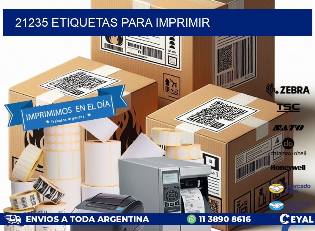 21235 ETIQUETAS PARA IMPRIMIR