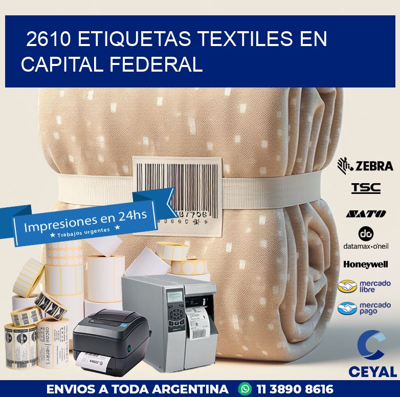2610 ETIQUETAS TEXTILES EN CAPITAL FEDERAL