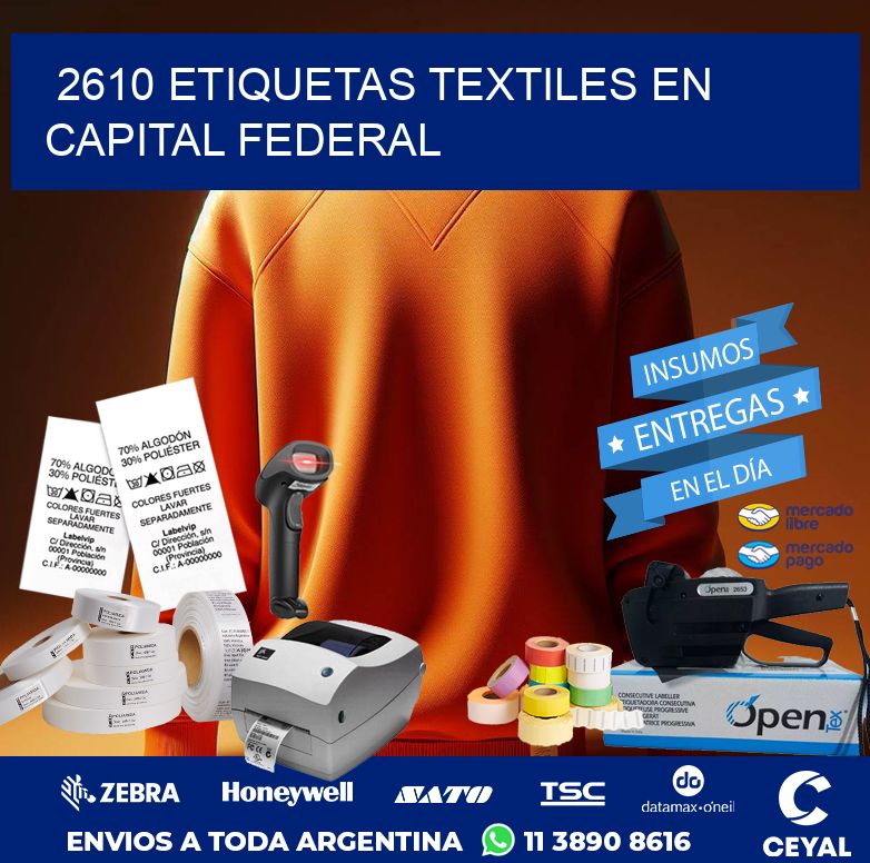 2610 ETIQUETAS TEXTILES EN CAPITAL FEDERAL