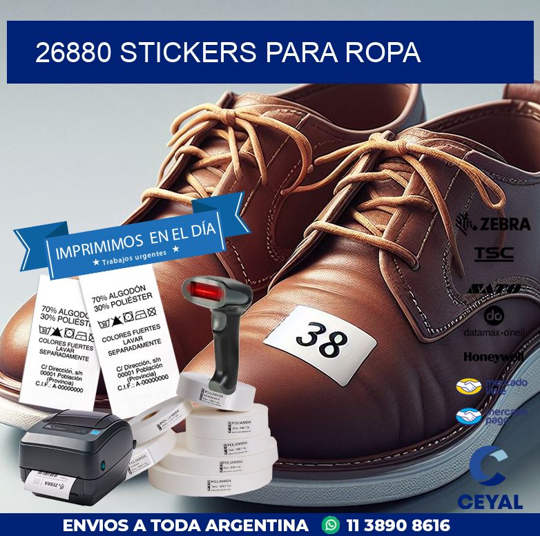 26880 STICKERS PARA ROPA