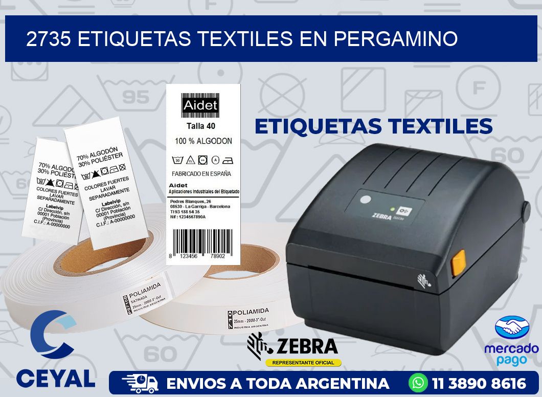 2735 ETIQUETAS TEXTILES EN PERGAMINO