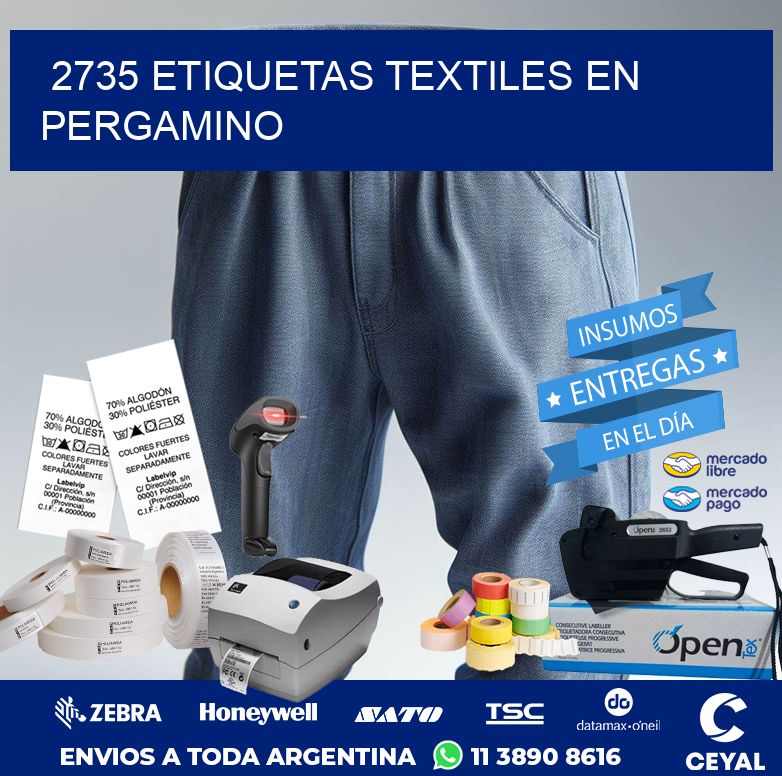 2735 ETIQUETAS TEXTILES EN PERGAMINO