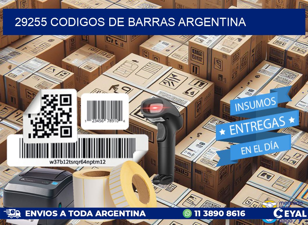 29255 CODIGOS DE BARRAS ARGENTINA