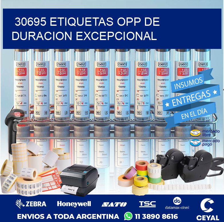 30695 ETIQUETAS OPP DE DURACION EXCEPCIONAL