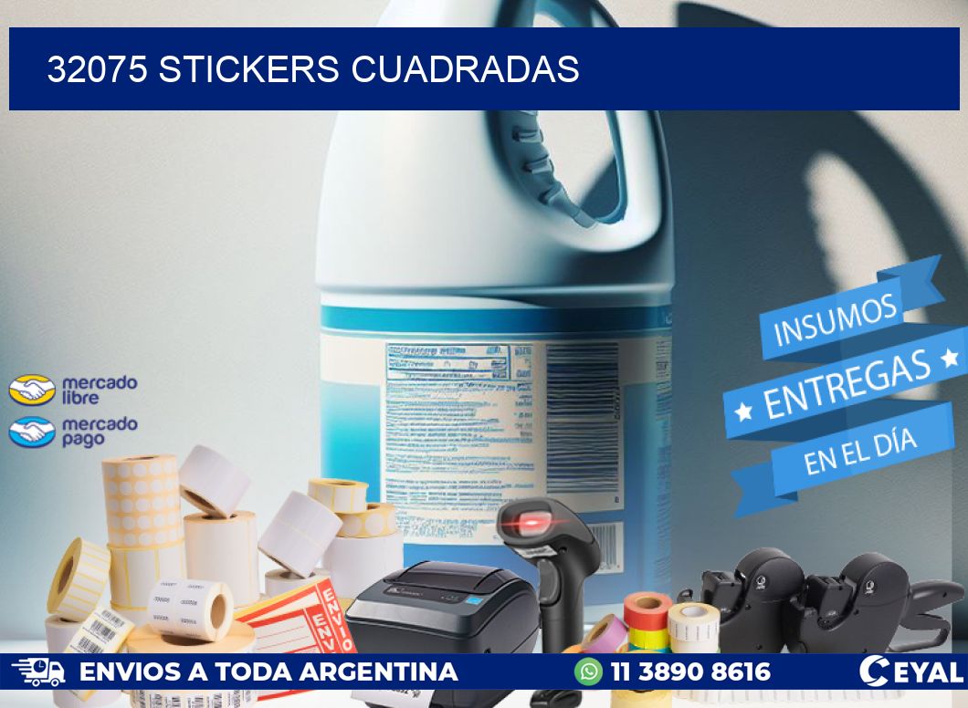 32075 Stickers cuadradas