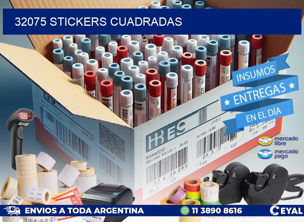 32075 Stickers cuadradas