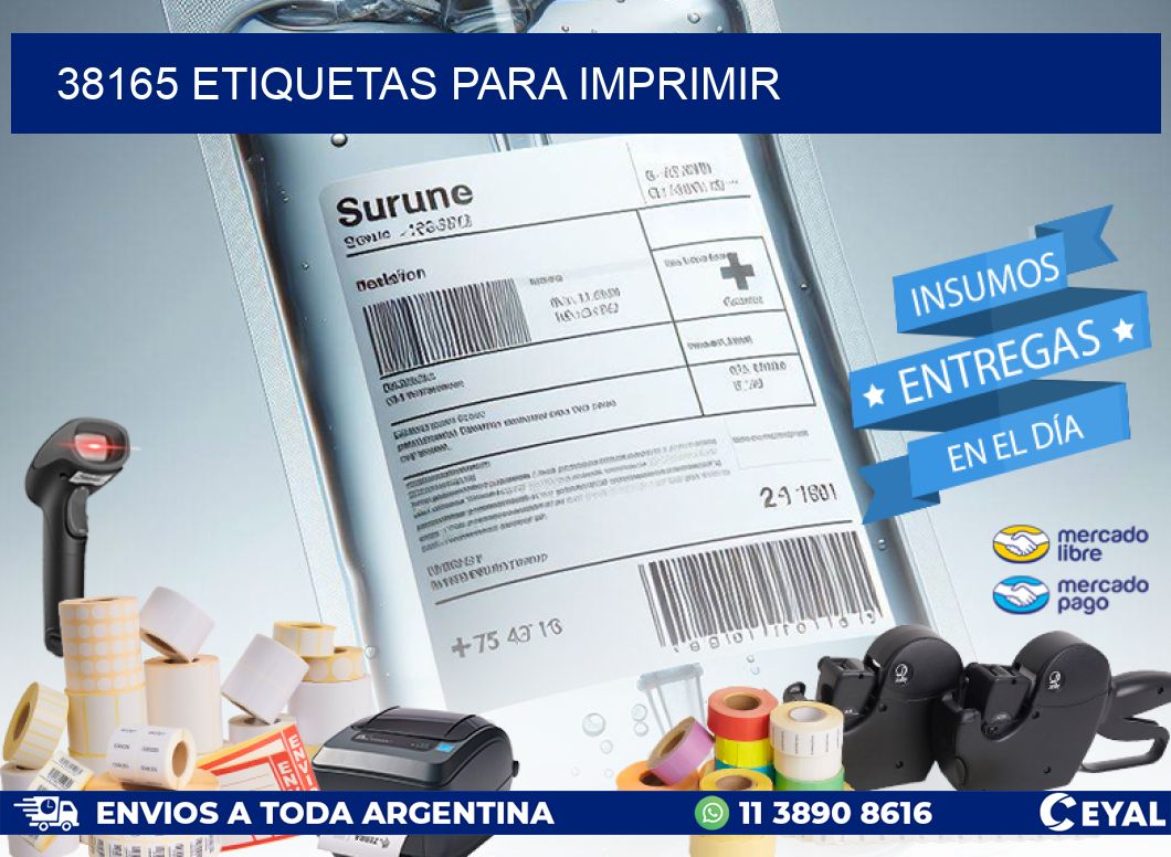 38165 ETIQUETAS PARA IMPRIMIR
