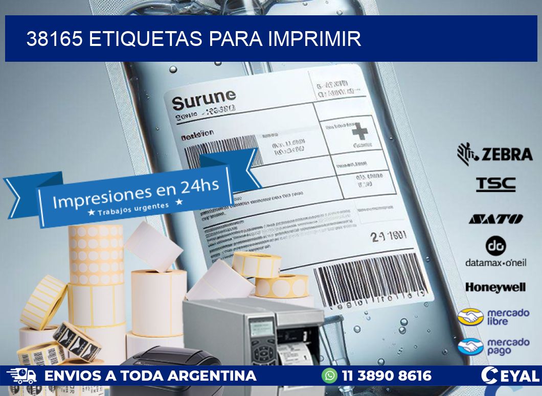 38165 ETIQUETAS PARA IMPRIMIR