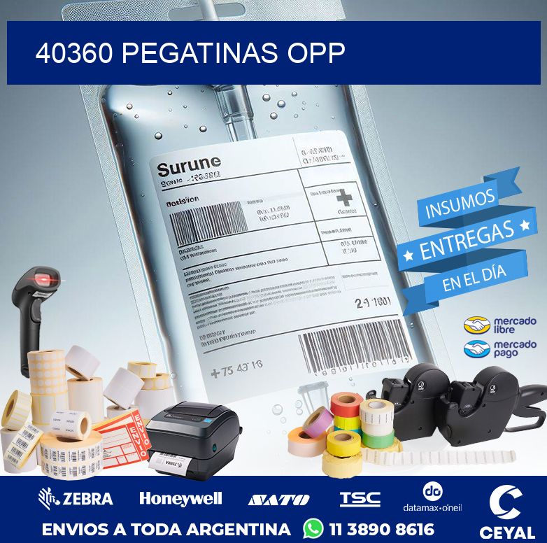 40360 PEGATINAS OPP