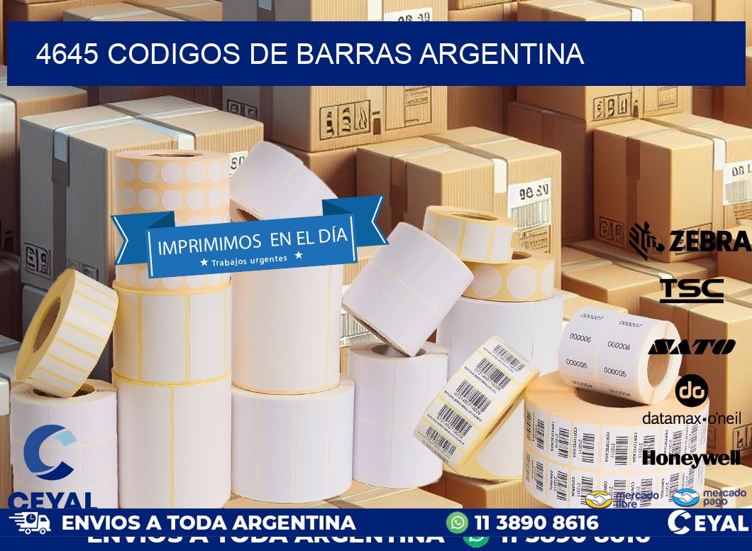 4645 CODIGOS DE BARRAS ARGENTINA