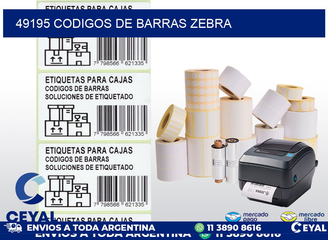 49195 codigos de barras zebra