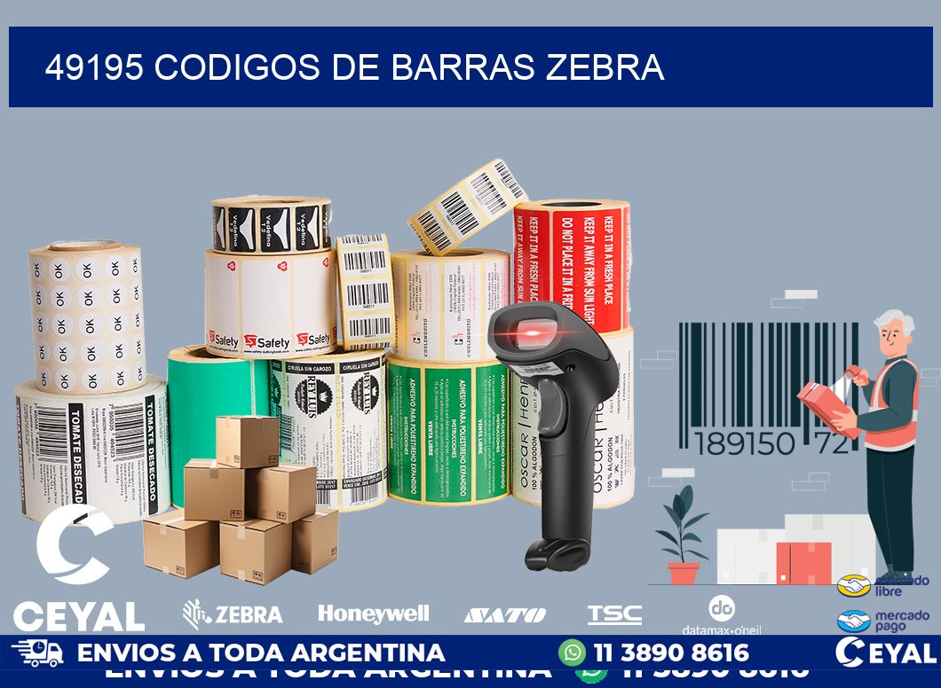 49195 codigos de barras zebra