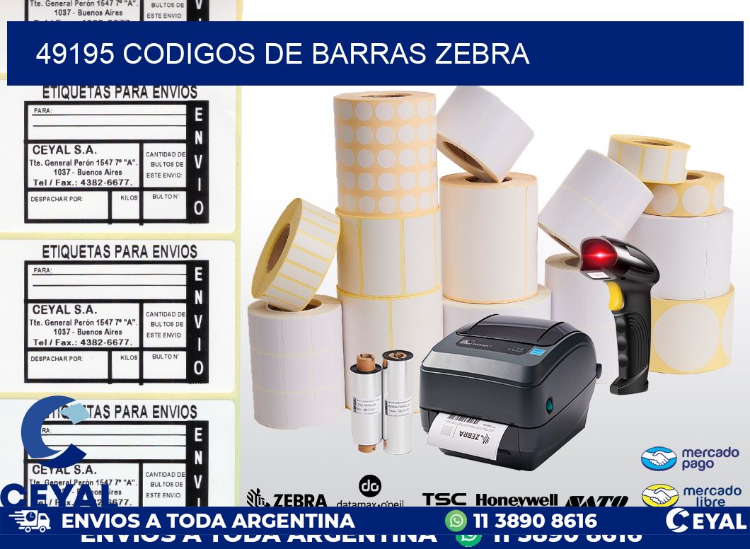 49195 codigos de barras zebra