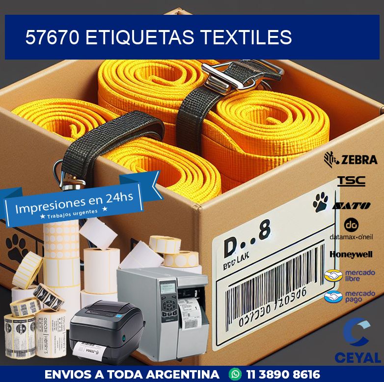 57670 ETIQUETAS TEXTILES