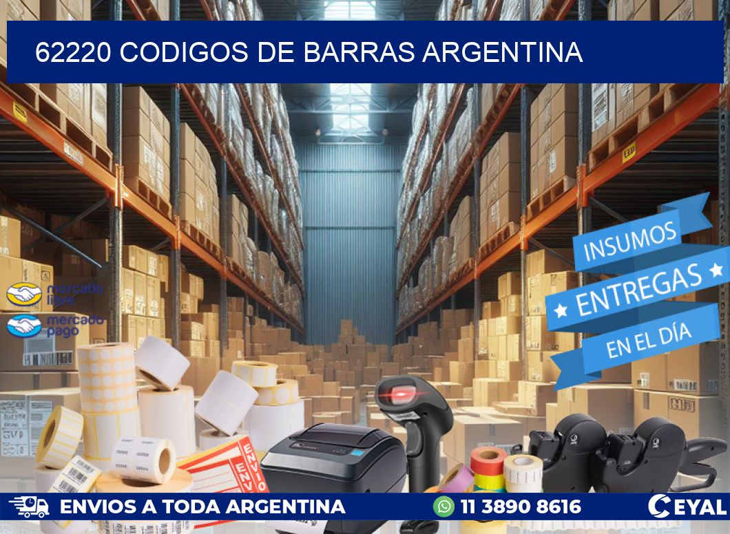 62220 CODIGOS DE BARRAS ARGENTINA