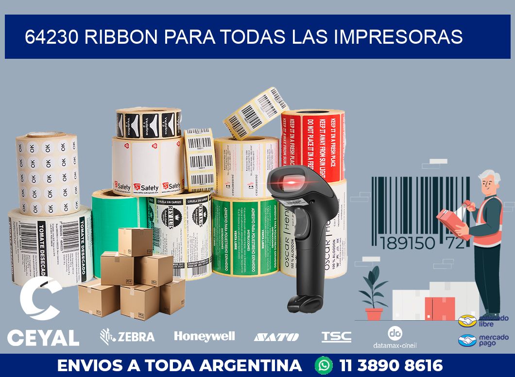 64230 RIBBON PARA TODAS LAS IMPRESORAS