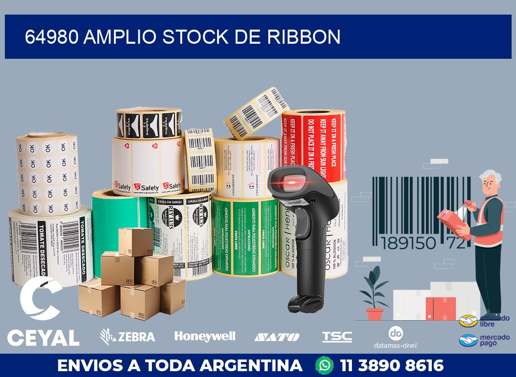 64980 AMPLIO STOCK DE RIBBON
