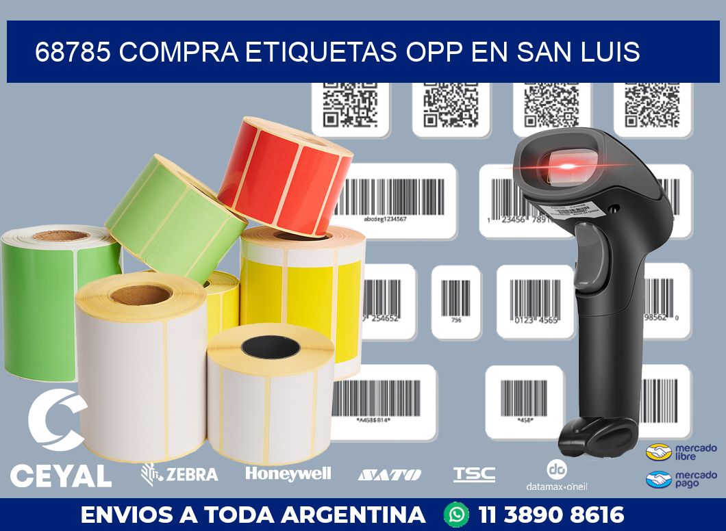 68785 COMPRA ETIQUETAS OPP EN SAN LUIS