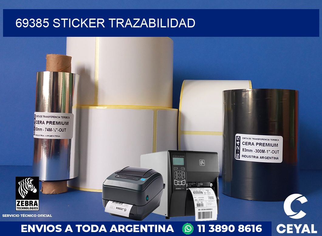 69385 STICKER TRAZABILIDAD