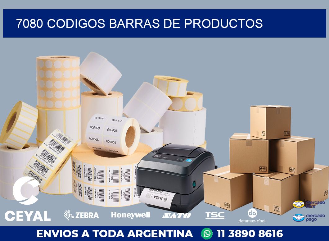 7080 CODIGOS BARRAS DE PRODUCTOS