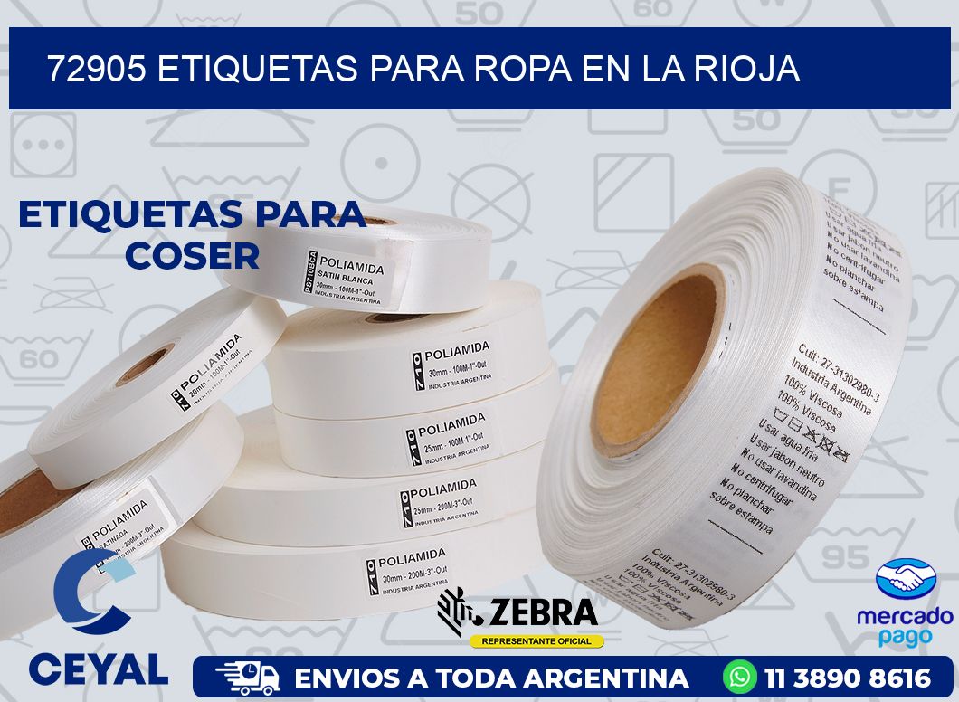 72905 ETIQUETAS PARA ROPA EN LA RIOJA