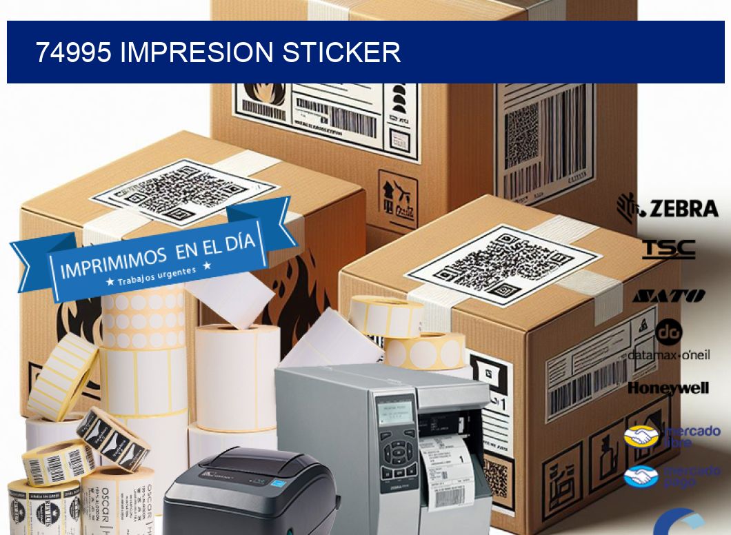 74995 Impresion sticker