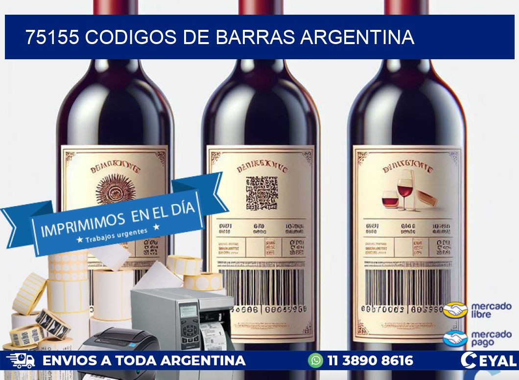 75155 CODIGOS DE BARRAS ARGENTINA