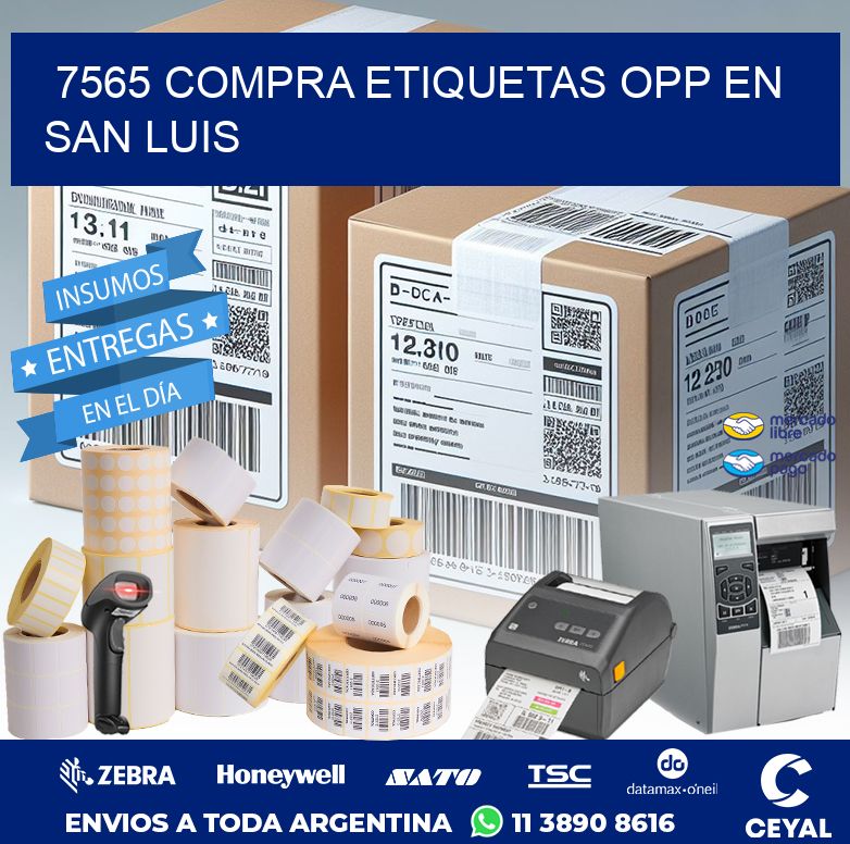 7565 COMPRA ETIQUETAS OPP EN SAN LUIS