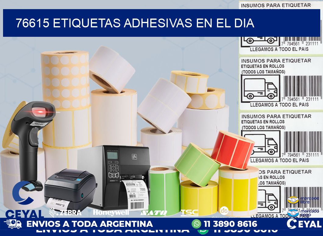 76615 etiquetas adhesivas en el dia