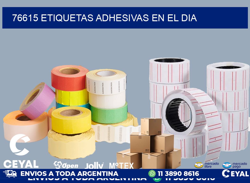 76615 etiquetas adhesivas en el dia